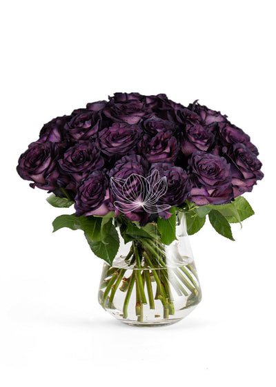 Royal Purple Long Stemmed Roses | Blooming Emotions