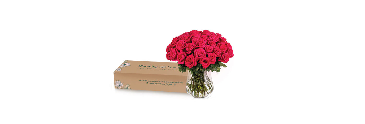 Customize your Roses in Elegant Gift Box • BloomingEmotions.com ...