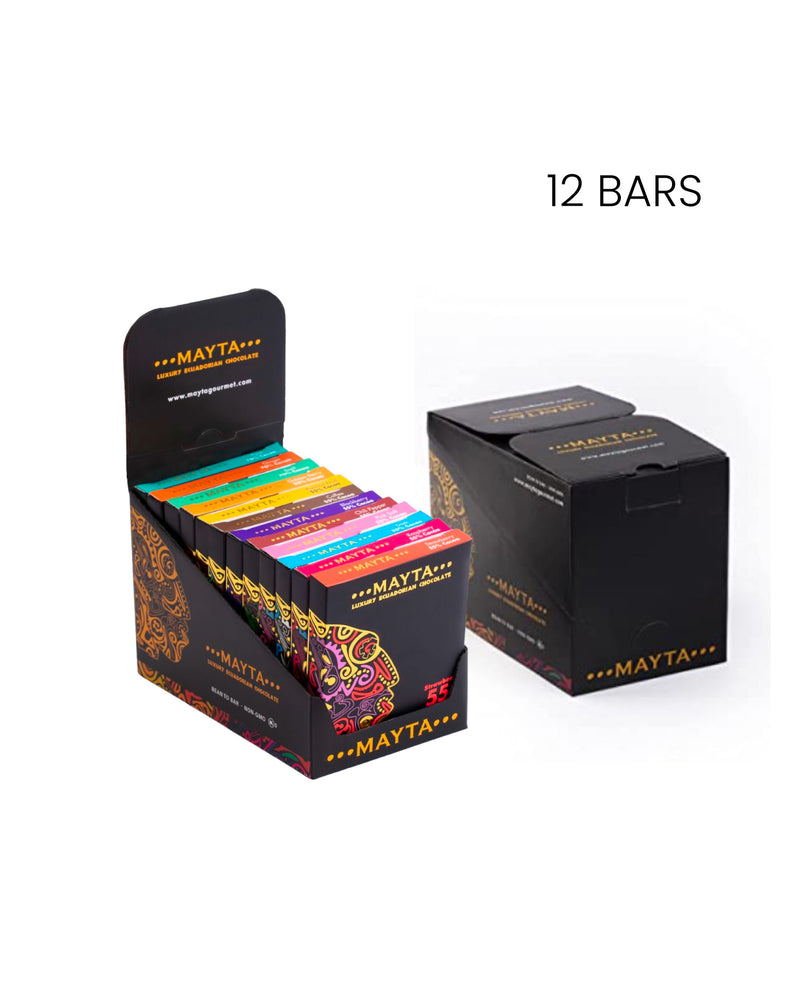 Bi-colored Ecuadorian Roses & Chocolate (Build your Box)