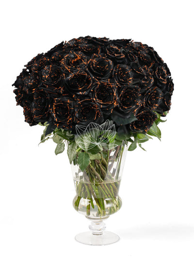 Trick or Treat Tinted Long Stemmed Roses | Blooming Emotions